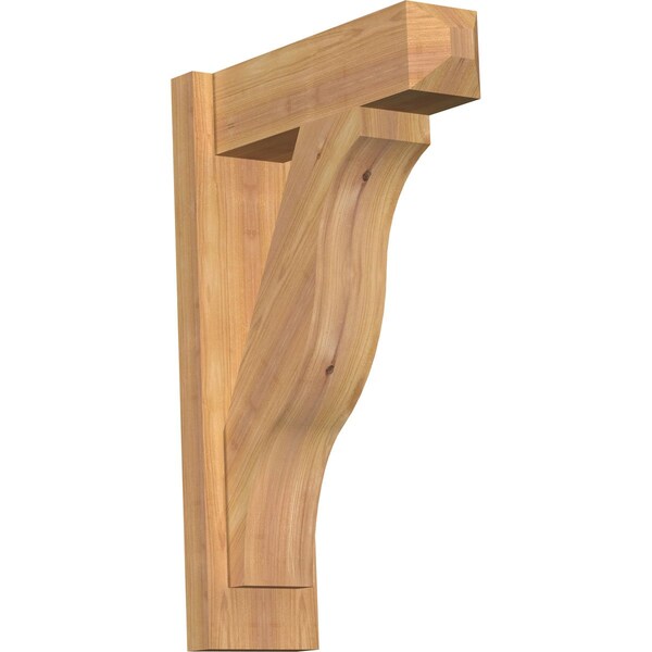 Ekena Millwork Funston Smooth Craftsman Outlooker, Western Red Cedar, 5 1/2"W x 16"D x 24"H OUT06X16X24FST04SWR - main